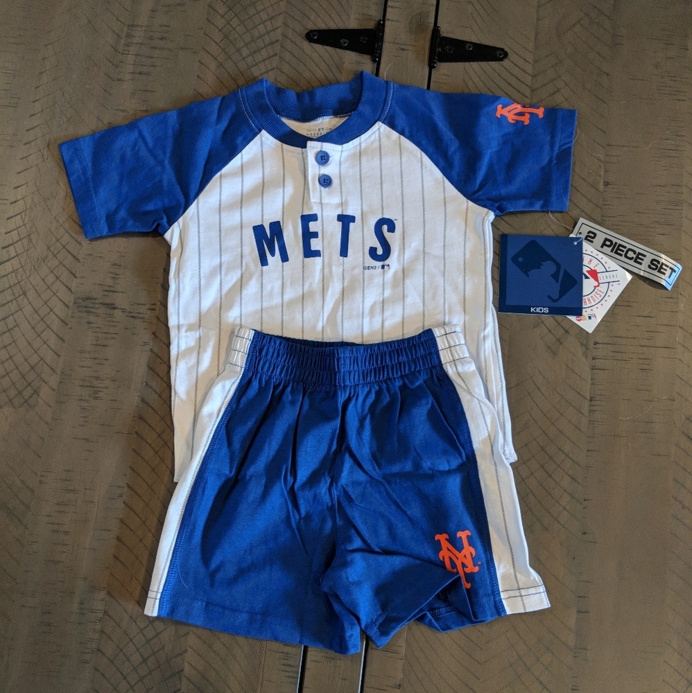 Kids Mets Short Set